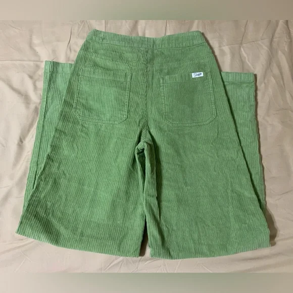 Roxy x Chloe Kim Green Corduroy Pants - Picture 7 of 13